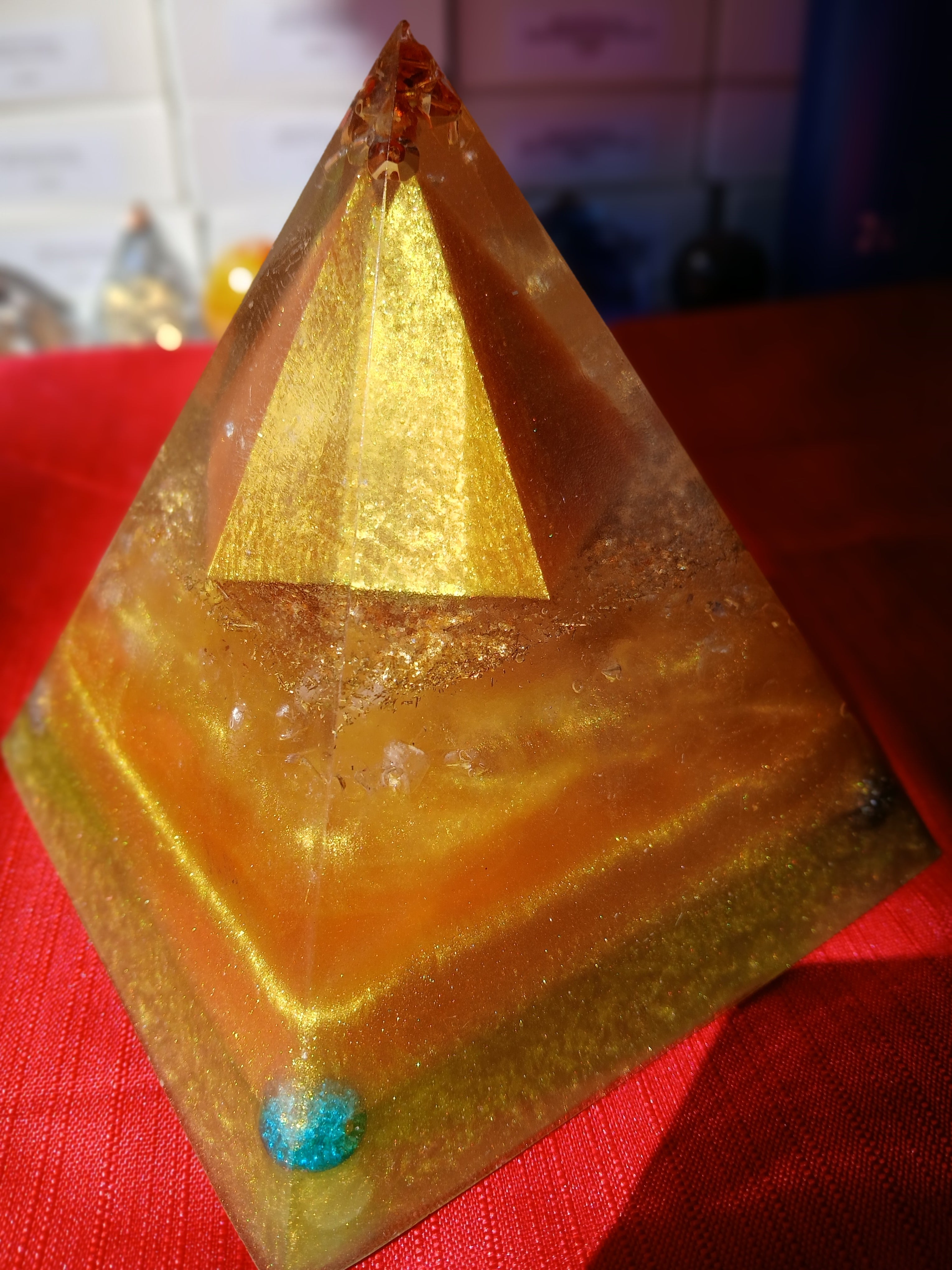 Resin Pyramids, Spheres, skulls, Paper weights, Orgonite, Metatron cube sets,charms, and so much more.